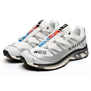 Salomon XT-4 Advanced Unisex Sportstyle Shoes In Silver White