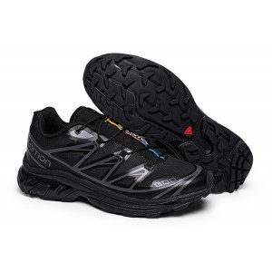 Salomon XT-6 Advanced Unisex Sportstyle Shoes In Black Dark Gray