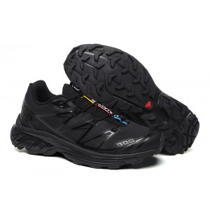 Salomon XT-6 Advanced Unisex Sportstyle Shoes In Full Black