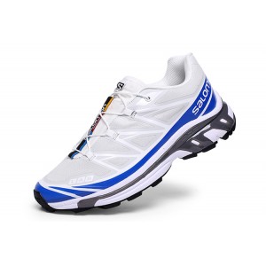 Salomon XT-6 Advanced Unisex Sportstyle Shoes In White Blue