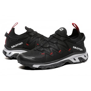 Salomon XT-Rush Unisex Sportstyle Shoes In Black Gray