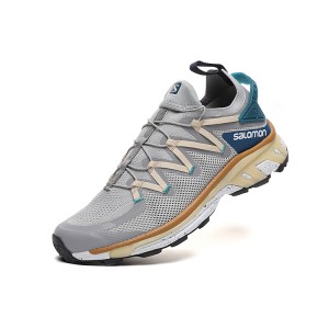 Salomon XT-Rush Unisex Sportstyle Shoes In Gray Sand