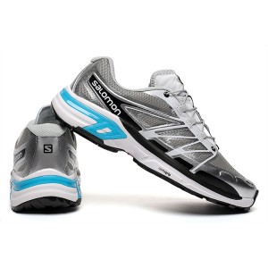 Salomon XT-Wings 2 Unisex Sportstyle Shoes In Gray Silver Black